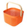 Plastic Fruit and Vegetable Drainage Basket Large Capacity Towel Storage Basket  Living Room
