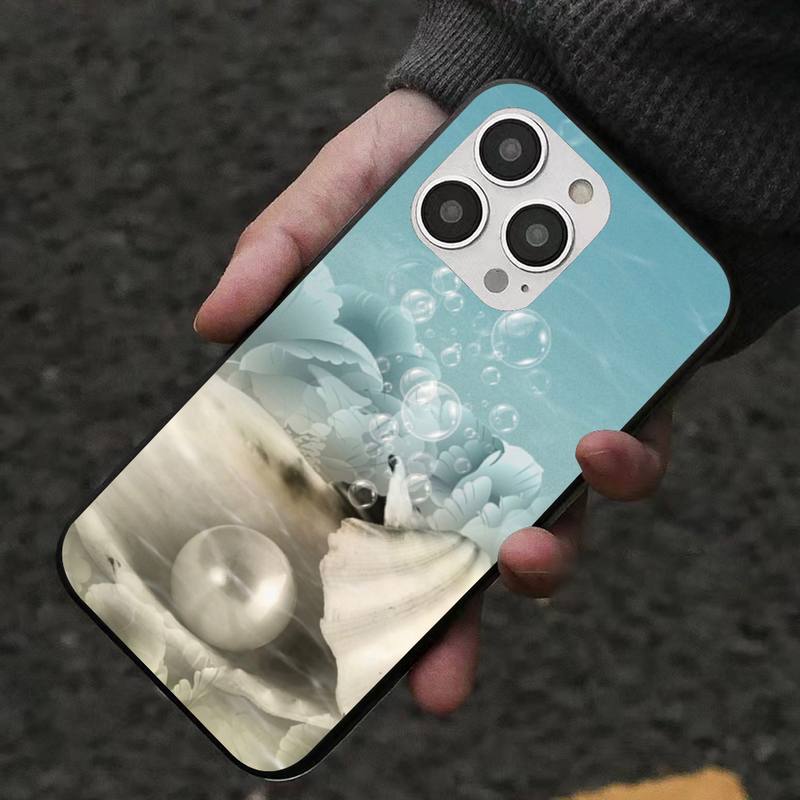 Seaside Shells Phone Case For Iphone 7 8 Plus X Xr Xs 11 12 13 Se2020 Mini Mobile Iphones 14 Pro Max Case