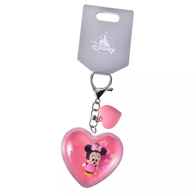 Disney Minnie Keychain Shape Capsule Key Chain Fes Japan NEW Disney Store