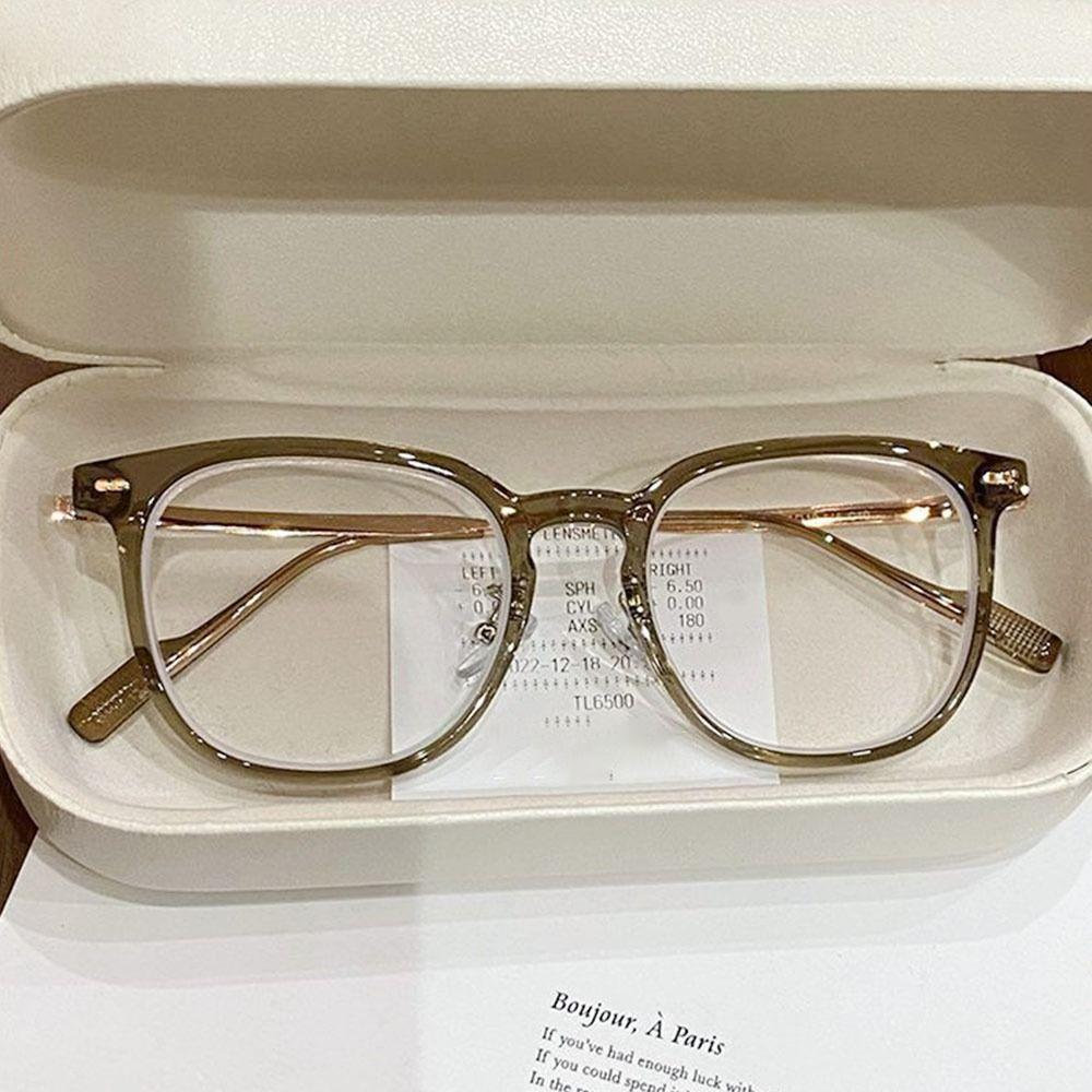 Portable Blue Ray Blocking Anti-Blue Light Glasses Ultralight Metal Computer Goggles Eye Protection Square Eyeglasses Office