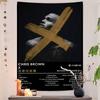 Cchris Bbrown Rapper Diy Wall Tapestry For Living Room Home Dorm Decor Wall Art Decor