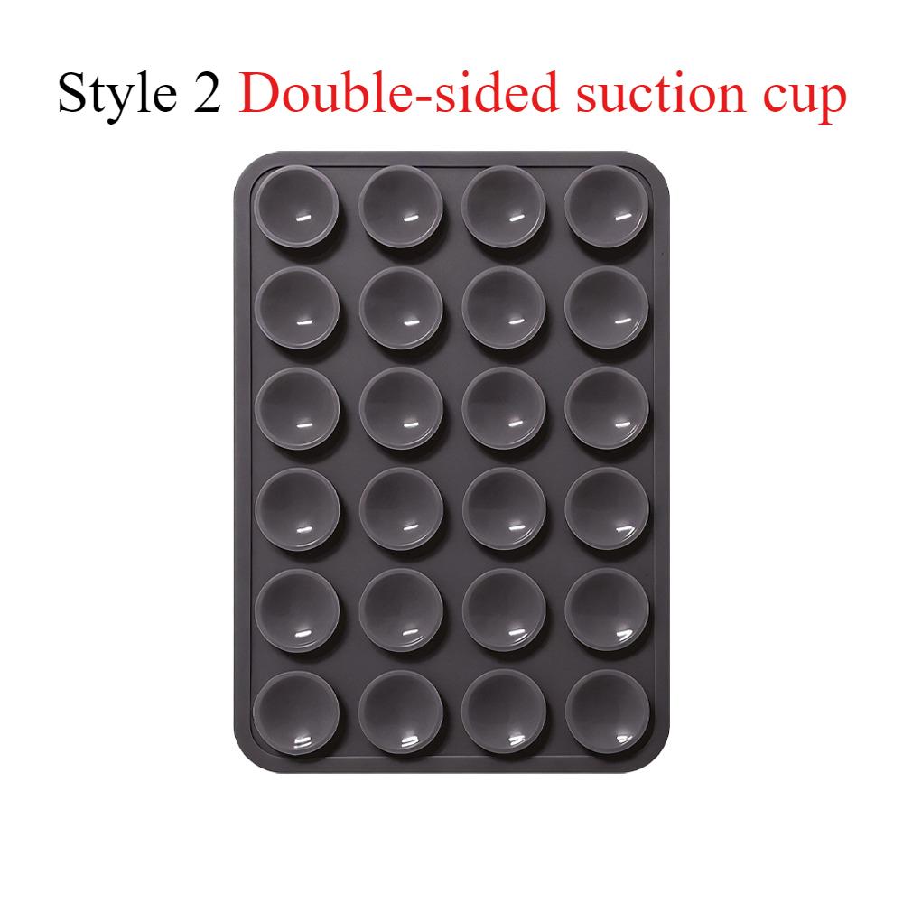 Sticker/Double-sided Suction Cup Adhesive Silicone Suction Pad Bracket Multifunction Rubber Sucker Pad Durable Mobile Phone