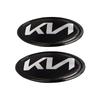 Compatible New Kia Car Logo Modification: KN Hood & Rear Emblem for Sorento, K5, K3, Sportage, and Carens