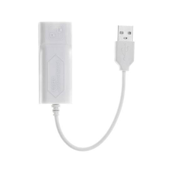 Portable USB 2 Cable Network Card Wired Built-in Drive-free Ethernet Adapter