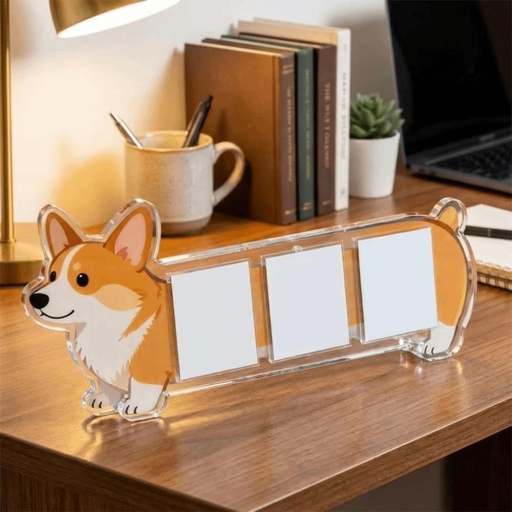 3 Inches Acrylic Photo Frame Animal Shape Photo Display Frame  Photo Display