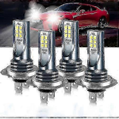 60000lm Super Bright 6000k White 4xh7 Led Headlight Bulb Kit High Low Beam 220w