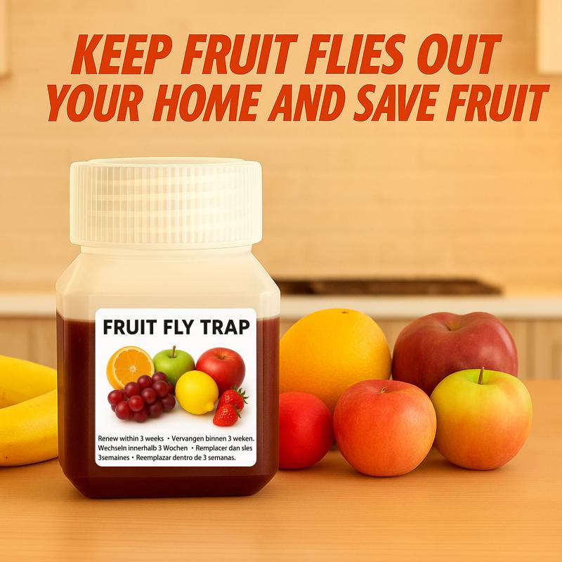 23ml Fruit Fly Trap Refill Bait Powerful Attraction for Bars Kitchens Indoor Use Long Lasting Bug Catcher Safe for Family