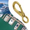Boat Snap Hook, Carabiner Clip Mini Fixed Clip, Accessory Supplies, Swivel Spring Lock,Spring