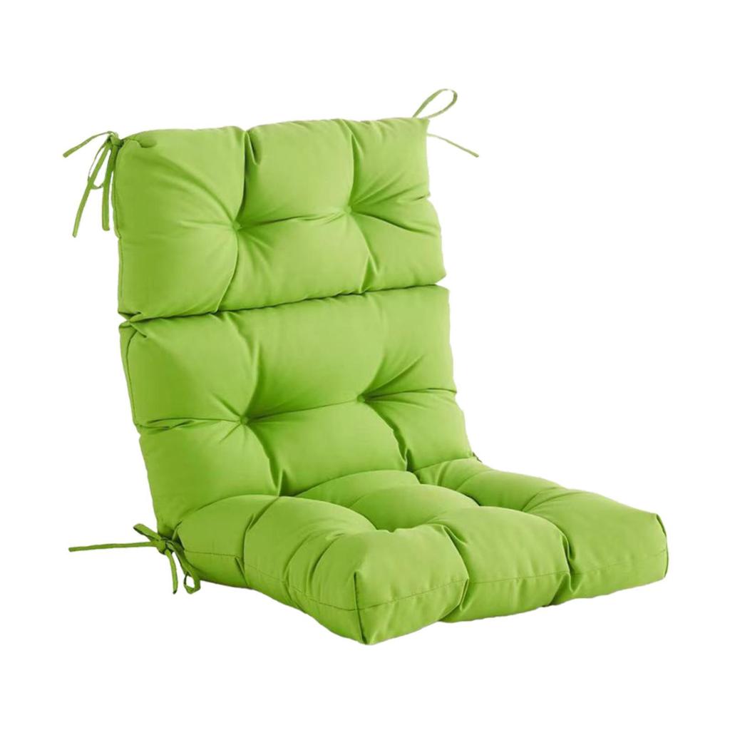 Garden Rocking Chair Cushion Foldable for Deep Seating Lounger Green