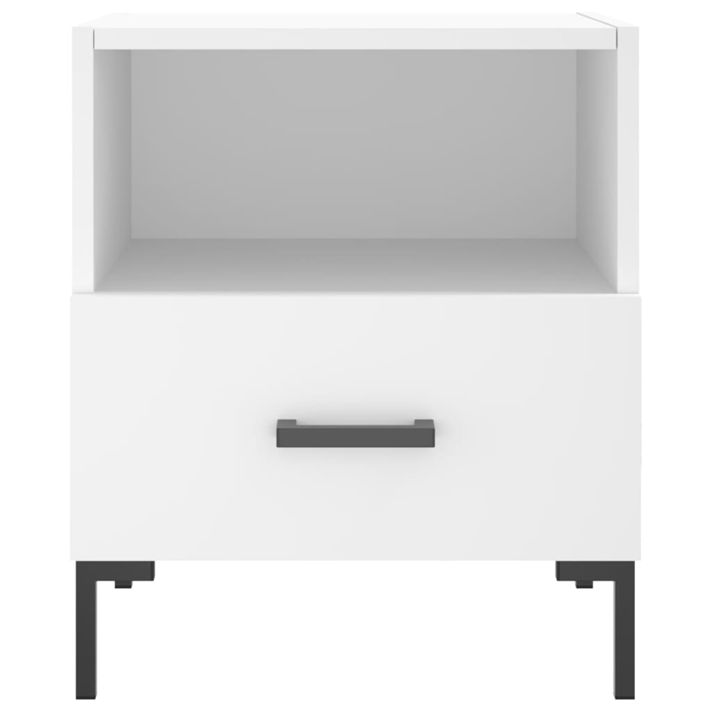 Nightstands 2 pcs White 40 x 35 x 47.5 cm Particleboard