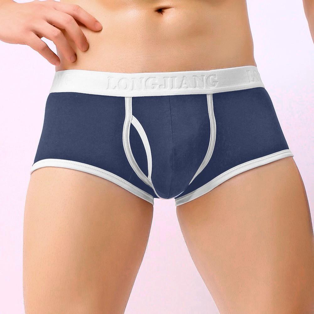 Sexy Mens Solid Breathe Underwear Briefs Bulge Pouch Shorts Underpants