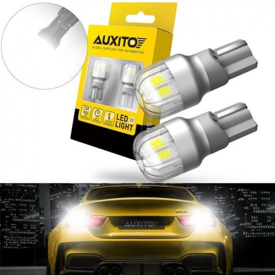 2 шт. светодиодных ламп AUXITO для заднего хода 921 T15 912 Белый 6000K 2400 Лм US4T