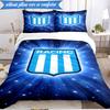 Racing Team Emblem 3pcs Bedding,Including 1pc Duvet Cover And 2pcs Pillowcases Perfect for Christmas,Ideal for Bedroom, Dormitory