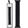 New GlacierX Silicone Magnetic ExoStripe Black Smartwatch Strap for Apple Watch 38/40/41mm Black