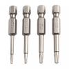 8Pcs /4 Inch Hex Shank Magnetic Five-point,for Torx Screwdriver Bits Set 50mm