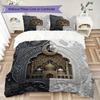Gorgeous B&W Pattern Bedding uilt Set uilt Cover Pillowcase Home Decoration Birthday Gift (1 * duvet cover + 2 * pillowcase  without core)40