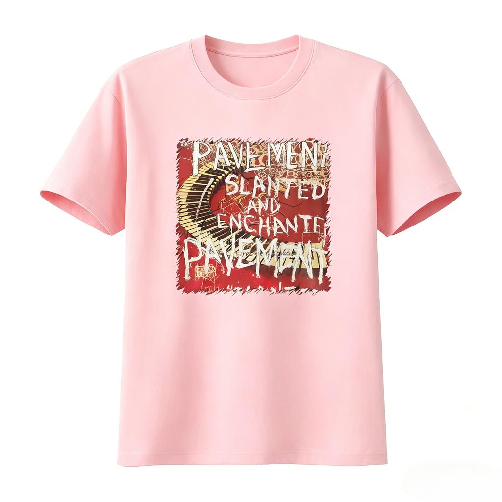 PaveUnisext Slanted and Enchanted Album Stephen Malkmus Music Art Print Streetwear Unisexs Clothing Womens 2026 Summer T Shirt
