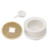 Teapot Warmer Tea Coffee Warmer Base Ceramic Heater with Spoon Lid and Candle Holder