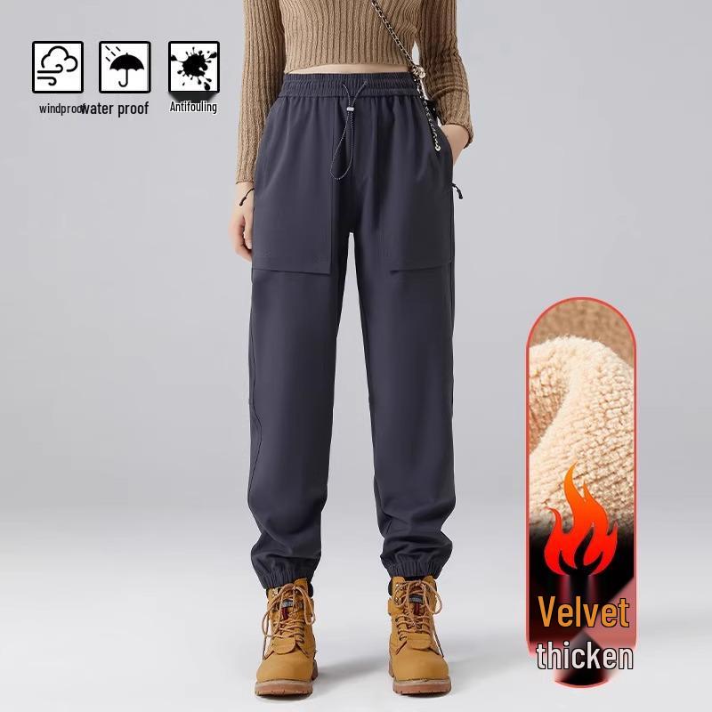 Unisex Windproof Waterproof Softshell Jogger Pants for All Seasons
