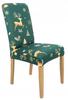 Green Chair Cover Christmas Patterns Elastic [21Bm]