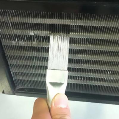 Peigne de réparation d'ailettes de radiateur universel, peigne d'ailettes de climatiseur, brosse de lissage, nettoyeur d'ailettes de condenseur de voiture, outils de brosse de nettoyage