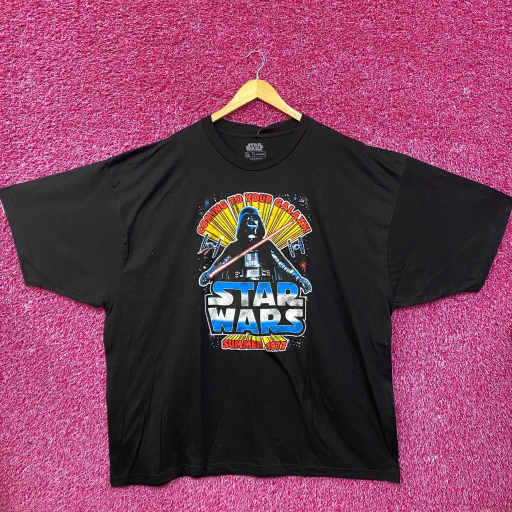 Star Wars Darth Vader Coming To Your Galaxy Retro T-Shirt 5XL