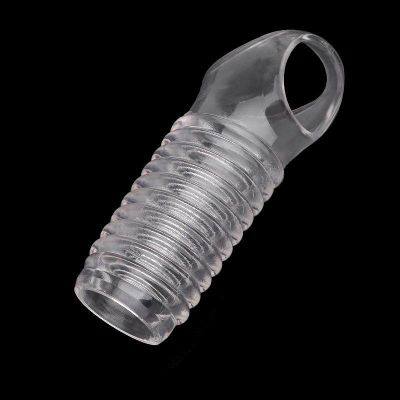 3/4 Penis Rings Cock Rings Penis Sleeve Penis Trainer Delay Ejaculation High Elasticity Time Lasting Sex Toys for Men