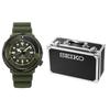 Relógio Masculino Clássico à Prova d'Água 200M Quartzo Pulseira de Silicone Preto SNE535P1