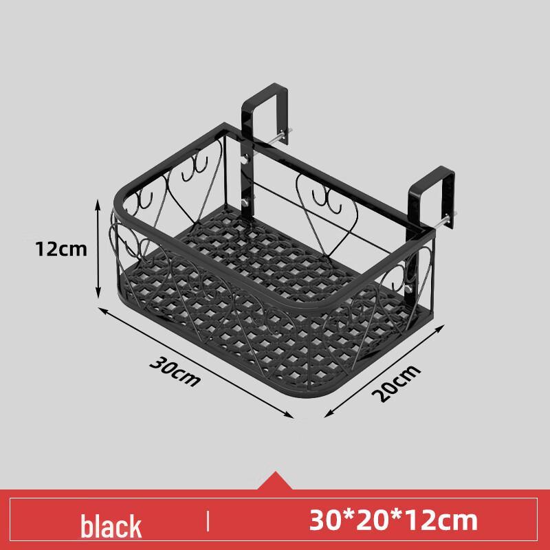 

Lianpinhui Подвесная кованая железная балконная полка для цветов