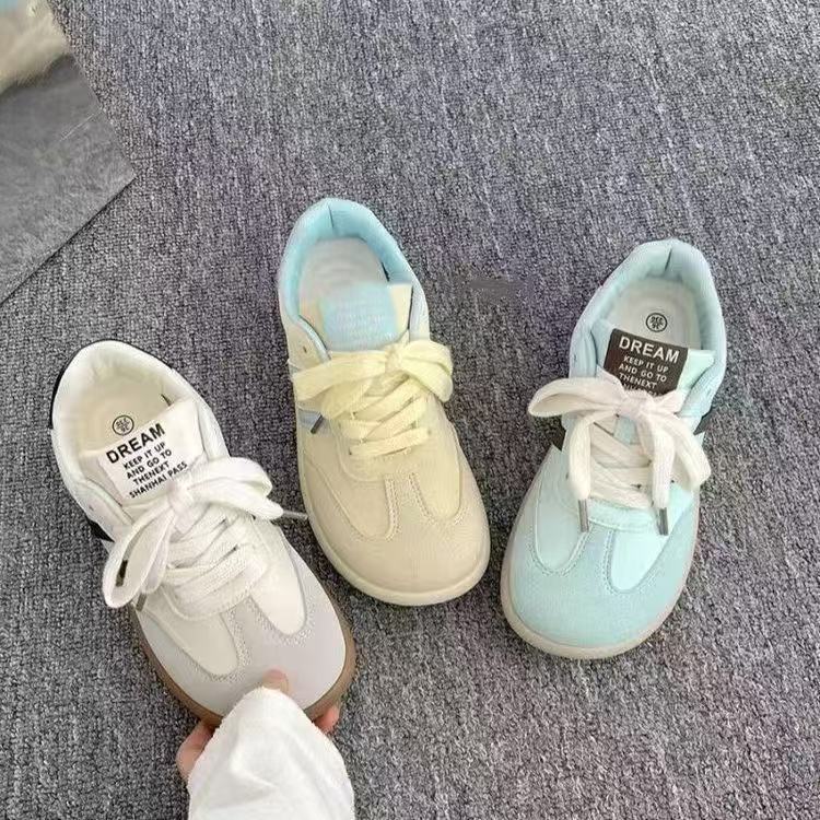 Casual platform year autumn new chic shoes retro German training shoes