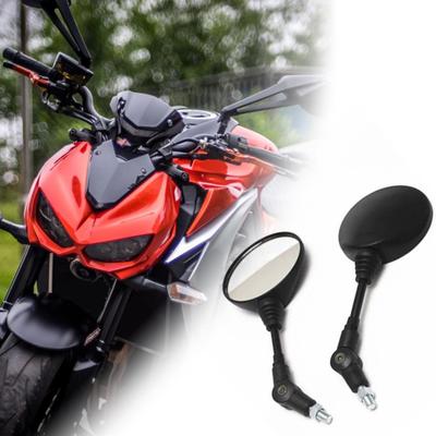 1 Set Rétroviseurs Universels Pliants Ronds Moto Modifiés Rétroviseurs pour Motos