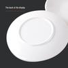 Diruien A5 Melamine Multi-Compartment Round Shallow Buffet Plate