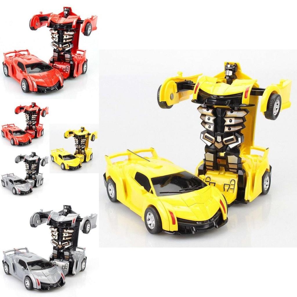 Premium Quality Transforming Collision Car For Children Ideal Gift In Bright Colors