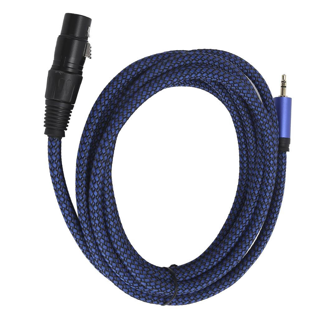 JORINDO XLR Female to 3.5mm Jack Balanced Signal Cable XLR to 1 8inch Microphone Cable Connection CordJD6035‑3m