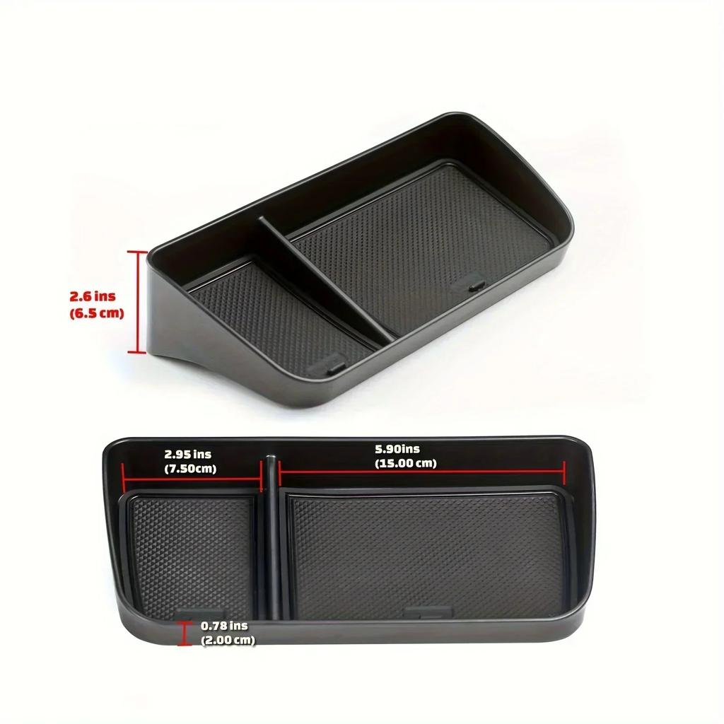 Auto Armaturenbrett Ablagefach Mittelkonsole Display Aufbewahrungsbox Verstecktes Fach Hinter dem Bildschirm Organizer Kleinkram Ablage Zubehör