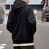 Li Ning Sports Fashion Series Embroidered Logo Loose Fleece Warm Hoodie Unisex Hoodies Black AWDRB74-1