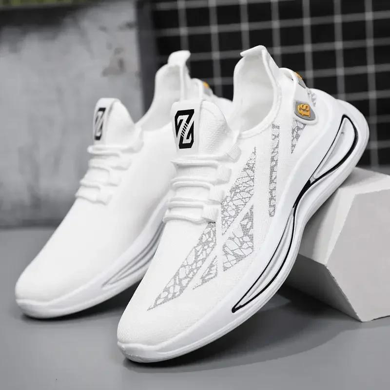 Mens Shoes Slip on Breathable Casual Sneakers Athletic Outdoor Sport Running Shoes Comfortable Walking Training Tennis Shoes