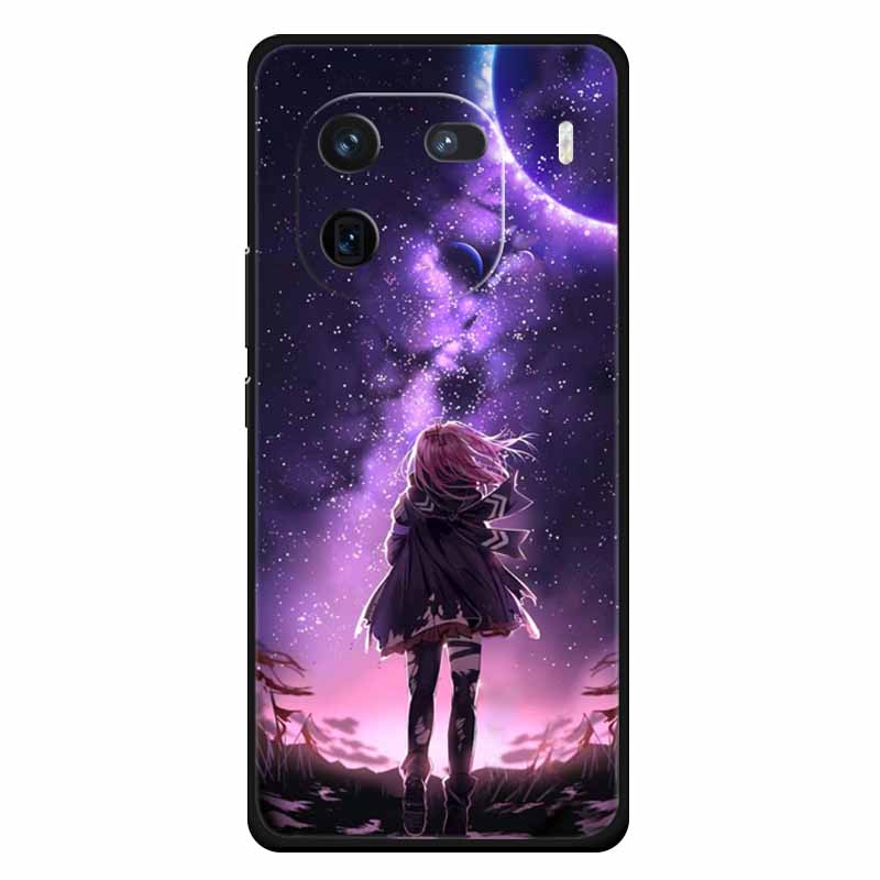 Für Vivo Iqoo 12 Hülle Weiches Silikon Katze Eule Mode Rückseitenabdeckungen für Vivo iQOO 12 Pro Hüllen Marmor Stoßfeste Handyhüllen Iqoo12