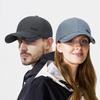 Spring Solid Color Baseball Cap Men Women Hard Top Adjustable Sunshade Cap