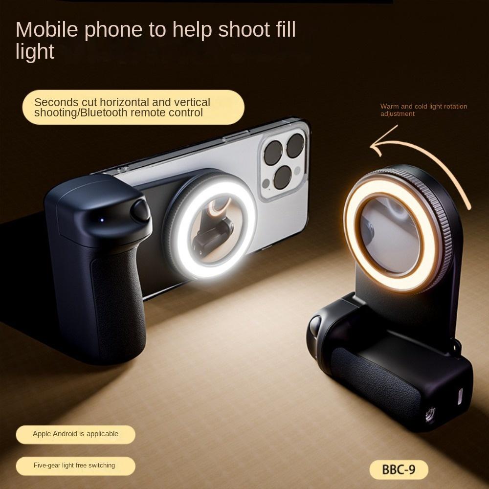 With Adjustable Charging Light Phone Holder Holder Bluetooth Shutter Mobile Selfie Light