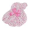 Little Pet Floral Skirt Puppy Rabbit Bow Dress Floral Clothes Cute Floral Skirt for Small Dogs Rabbits