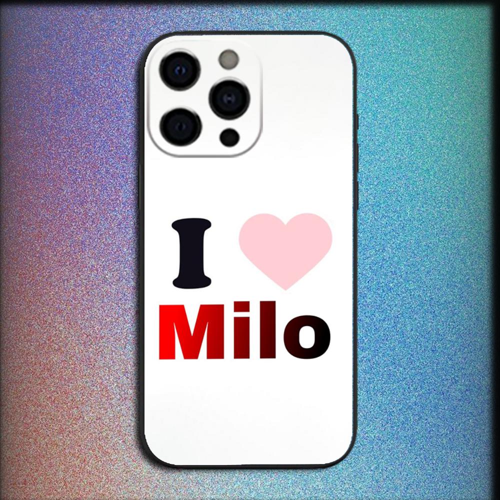 Singer M-Milo J Phone Case For iPhone 16,15,14,13,12,11,Pro,X,XS,Max,XR,Plus,Mini Soft Black Cover