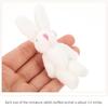 Lurrose 20-Piece Set Mini Plush Rabbits, 3.35-Inch Small Jointed Bunny Dolls with Keychains, Kids Toys, Easter, Birthday, and Decoration