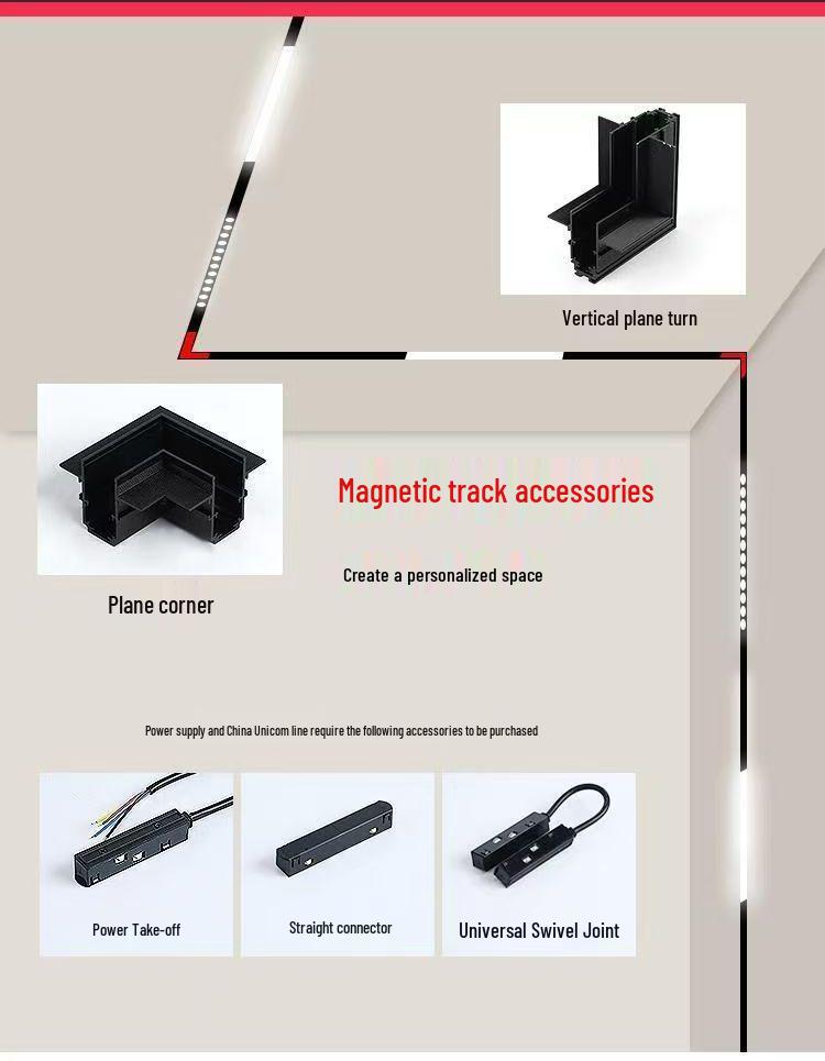 Shatterproof Magnetic Spotlight 2.0: Dual-Sided Energy-Efficient Aluminum Track Light for Living Rooms