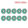 20/10pcs Ball Bearings 608zz/608rs ABEC-9/7 Miniature Bearings Deep Groove Inline Roller Bearing Carbon Steel for Skateboard