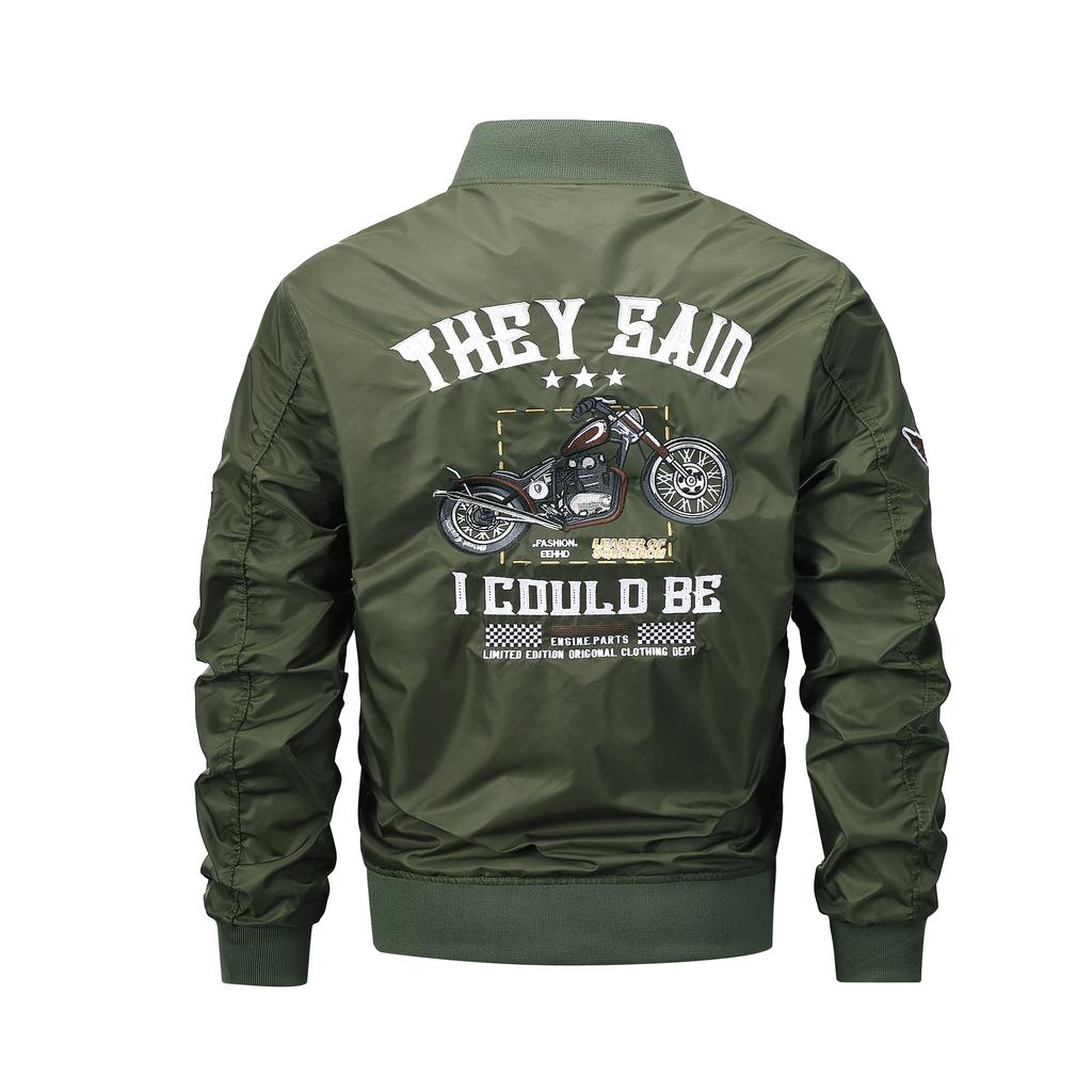 Flight Jacket Men's Spring and Autumn MA1 Pilot Jacket Baseball Suit