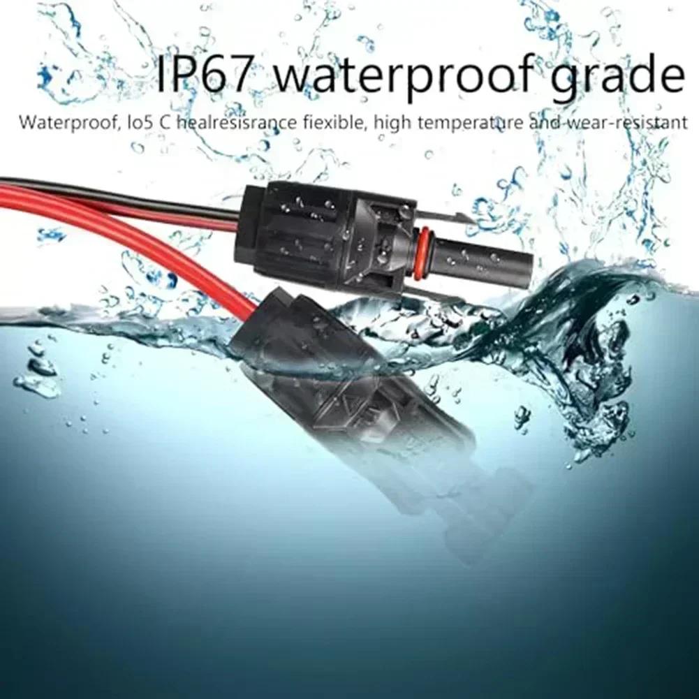 4in1 Solar Charging Cable for Solar Panels and Power Stations Compatible with 100W to 1000W Systems 120cm Length