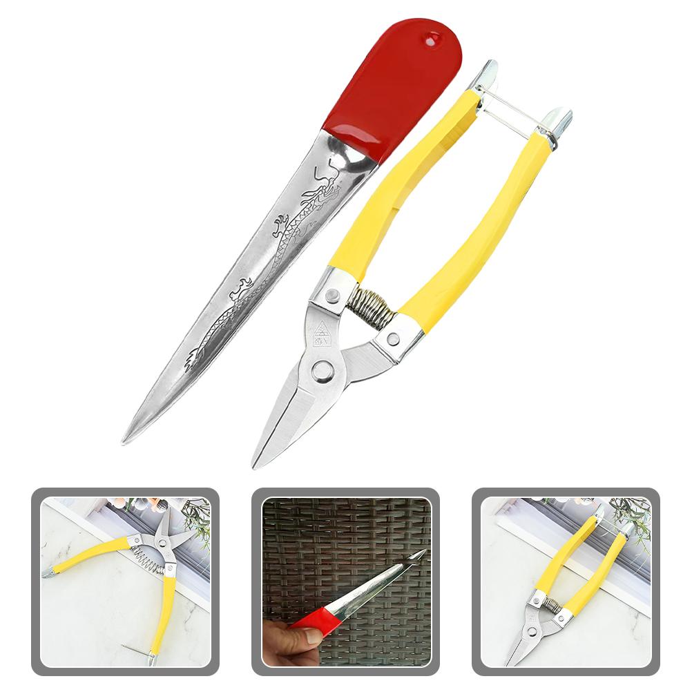 

Rattan Weaving Tools for Wicker Pick Metal Prying Chair Ribbon Repair Kit Repairing