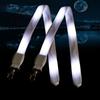 Worker LED Light Up Neck Strap Cruise Lanyards Keychain ID Badge Case Flashing Lanyards Card Holder