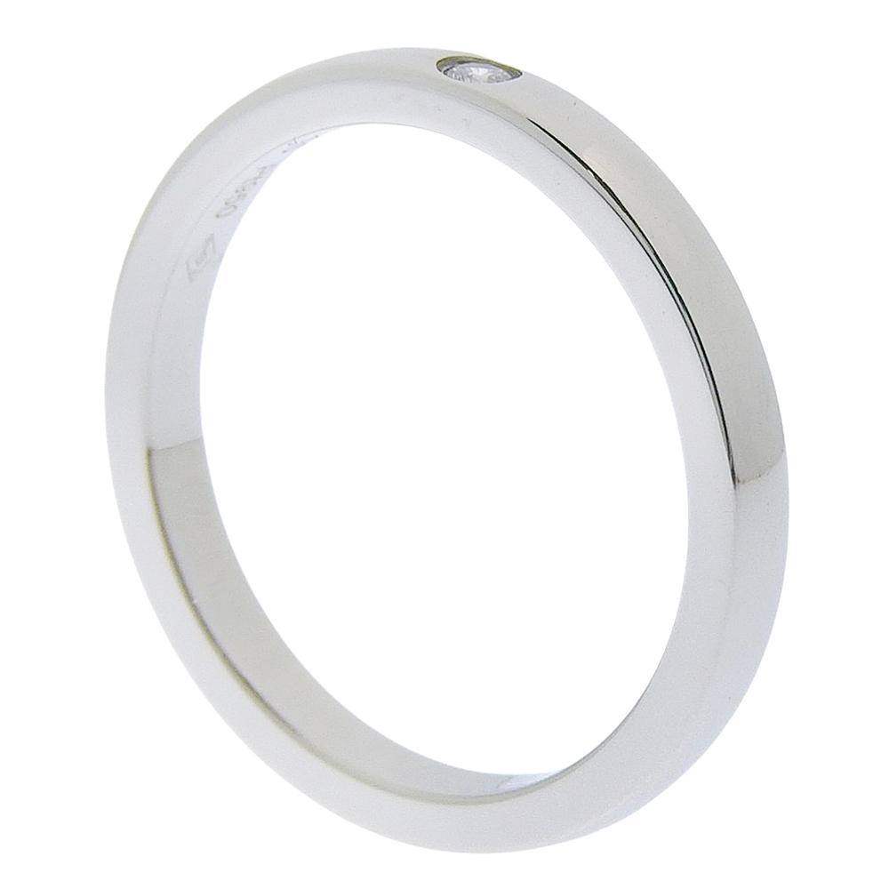 CARTIER Wedding rings Ring Pt950Platinum/diamond #3.7(US Size) 3.1g Women Used